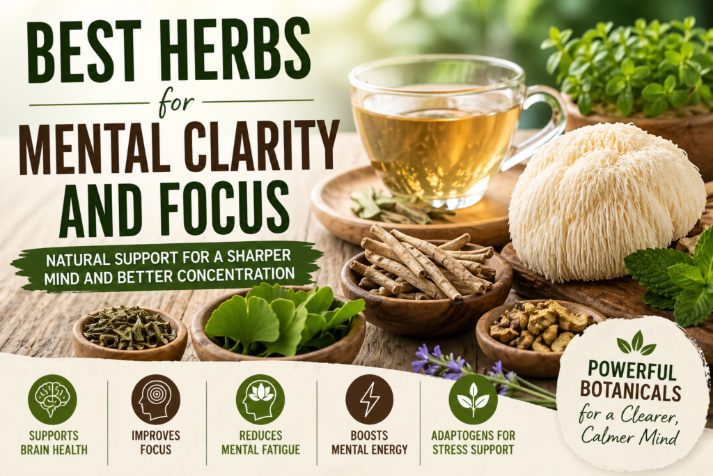 Best Herbs for Mental Clarity and Focus