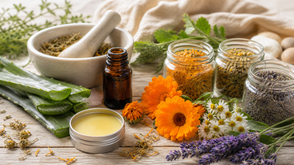 Herbal skincare