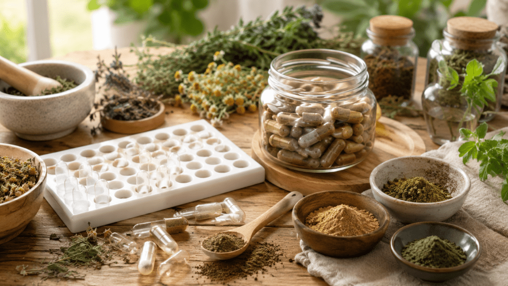 How to Make Herbal Capsules at Home