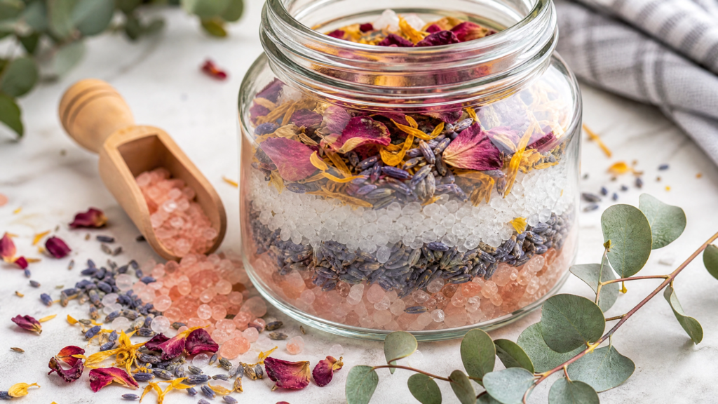 How to Make Herbal Bath Salts at Home
