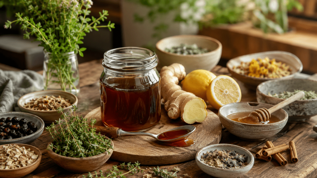 How to Make Herbal Cough Syrup at Home — 4 Natural Recipes That Work